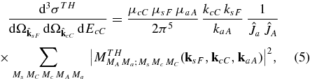 Equation (5)