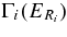 $\Gamma _{i}(E_{R_{i}})$