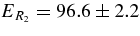 ${E}_{R_2} = 96.6 \pm 2.2$