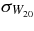 $\sigma _{W_{20}}$