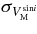 $\sigma _{V_{\rm M}^{{\rm sin} i}}$