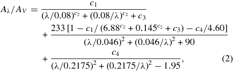 Equation (2)