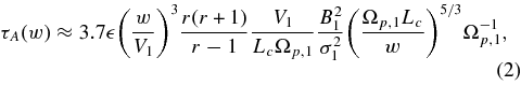 Equation (2)