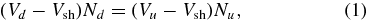 Equation (1)