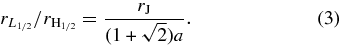 Equation (3)