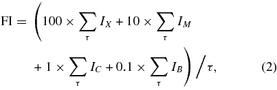 Equation (2)