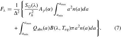 Equation (7)