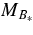 $M_{B_*}$