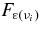 $ F_{\varepsilon (\nu _i)}$