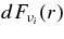 $dF_{\nu _i}(r)$