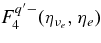 $F_4^{q^{\prime }-}(\eta _{\nu _e},\eta _e)$