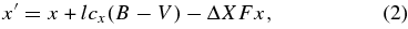Equation (2)