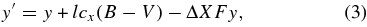 Equation (3)