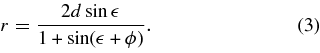 Equation (3)