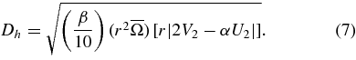 Equation (7)