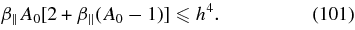 Equation (101)