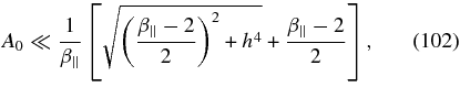 Equation (102)