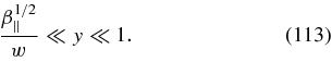 Equation (113)