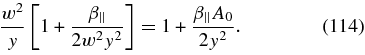 Equation (114)
