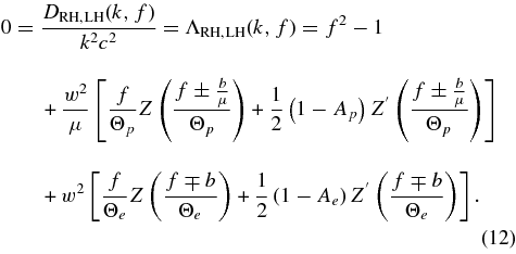 Equation (12)