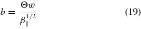 Equation (19)