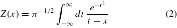 Equation (2)