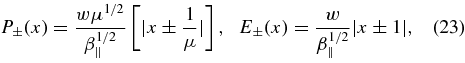 Equation (23)