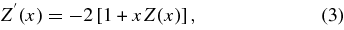 Equation (3)