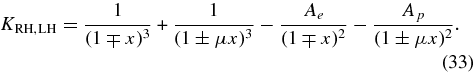 Equation (33)
