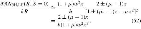 Equation (52)