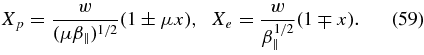 Equation (59)