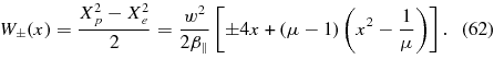 Equation (62)