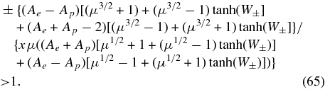 Equation (65)