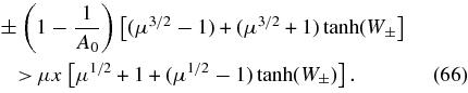 Equation (66)