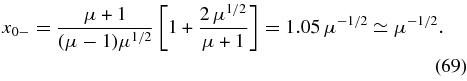 Equation (69)