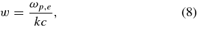 Equation (8)