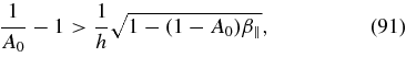 Equation (91)