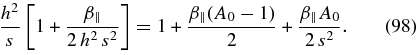 Equation (98)