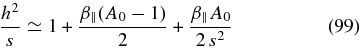 Equation (99)