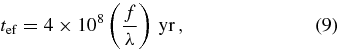 Equation (9)