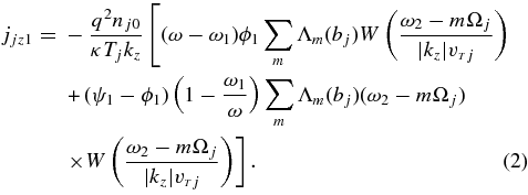 Equation (2)