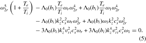 Equation (5)