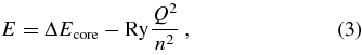 Equation (3)