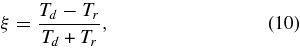 Equation (10)