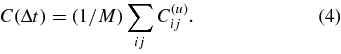 Equation (4)
