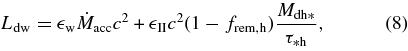 Equation (8)