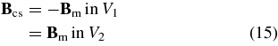Equation (15)