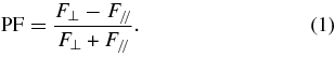 Equation (1)