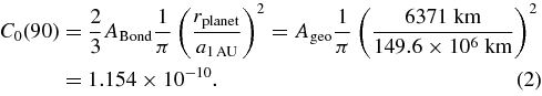 Equation (2)