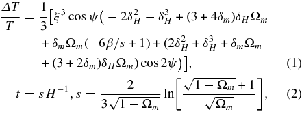 Equation (1)